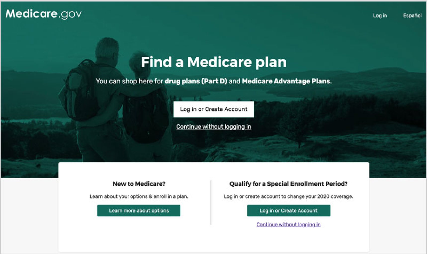 Medicare plan finder