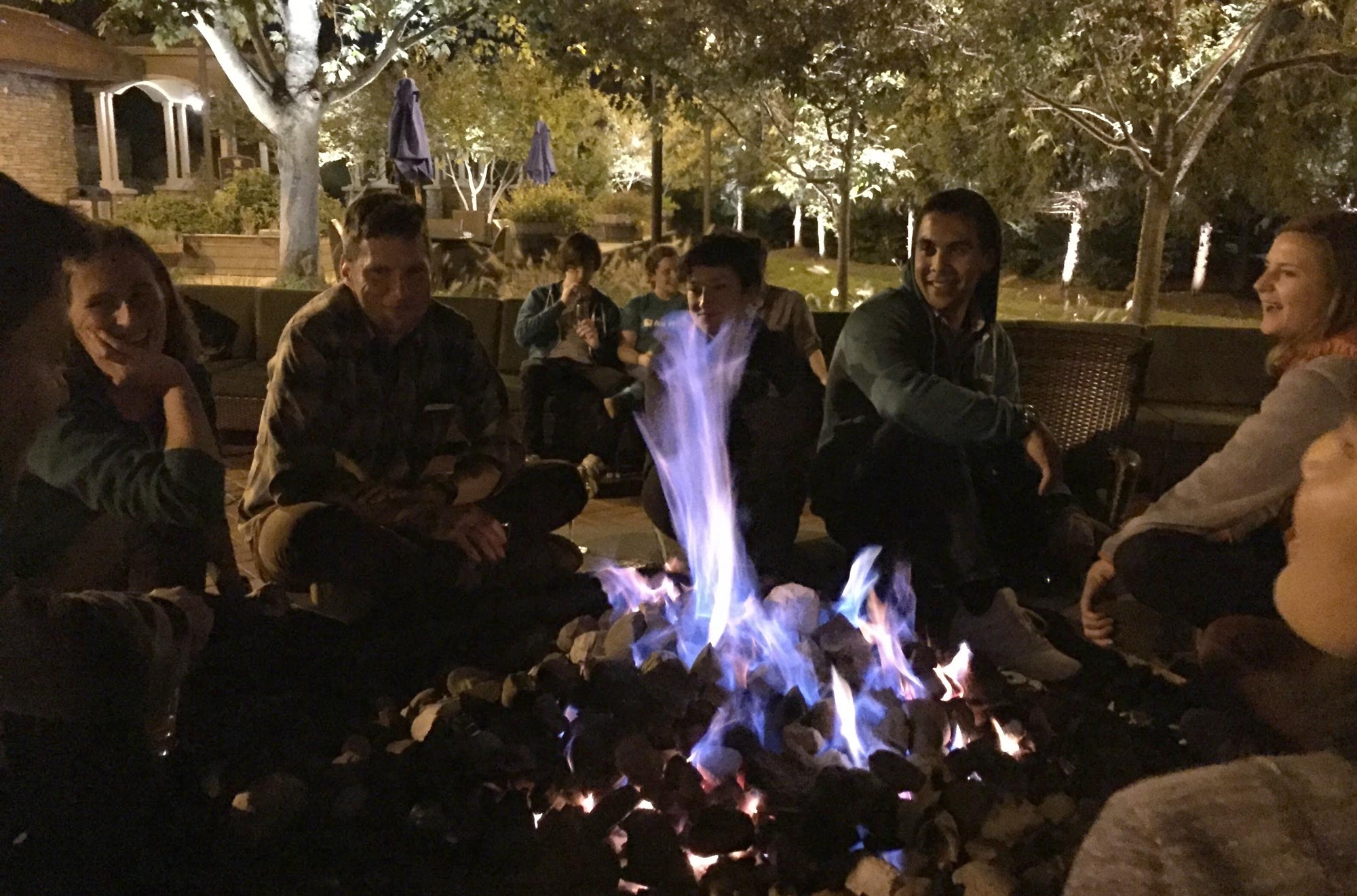 Evenings at the fire pit